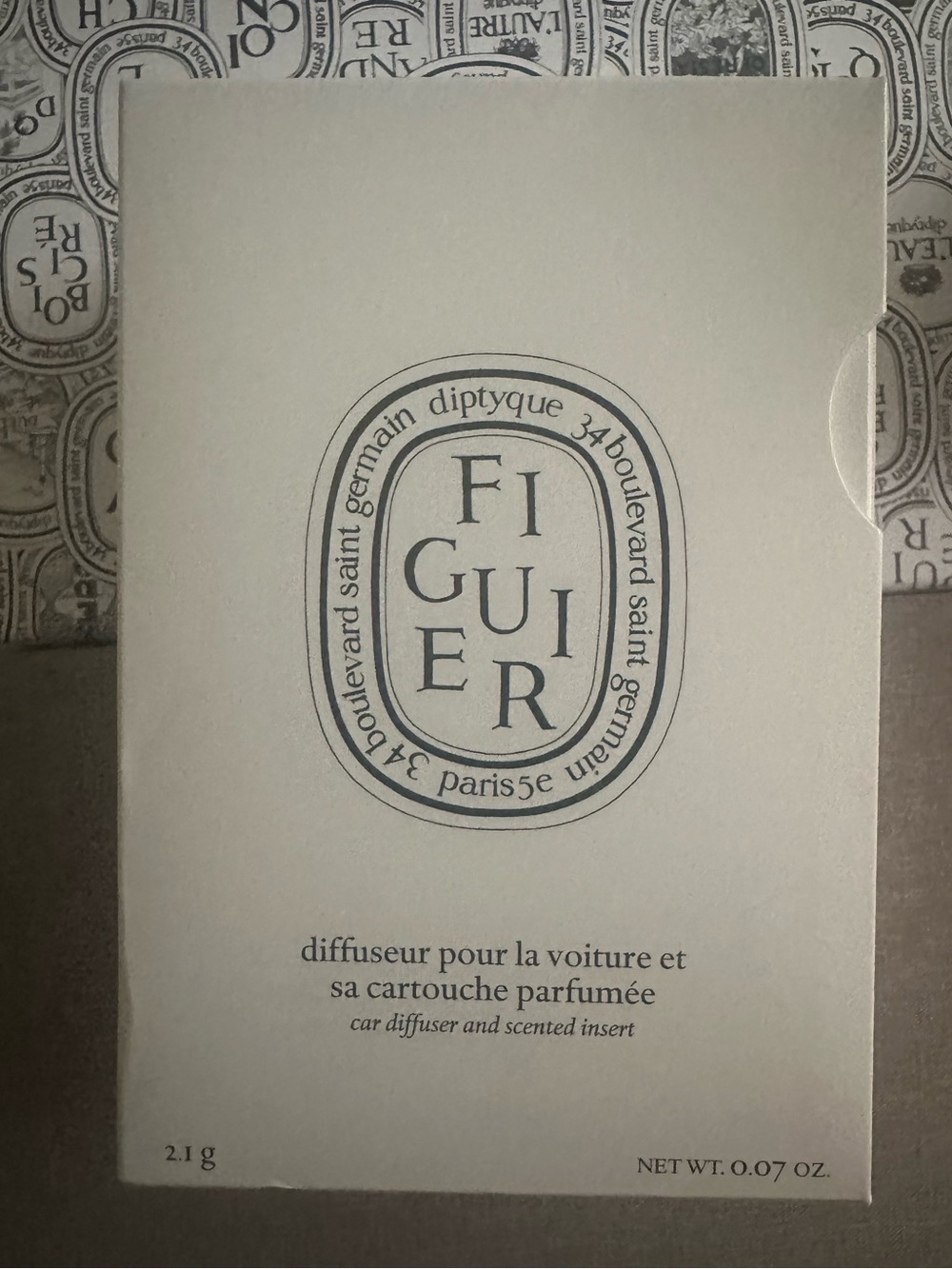 diptyque car diffuser & Scented Insert - Figuier